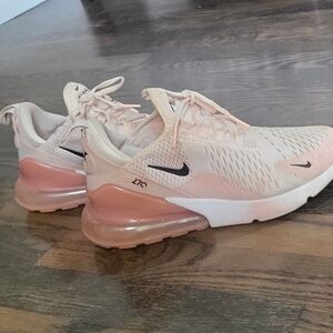 Nike Women's Air Max 270 in Pink and Cream